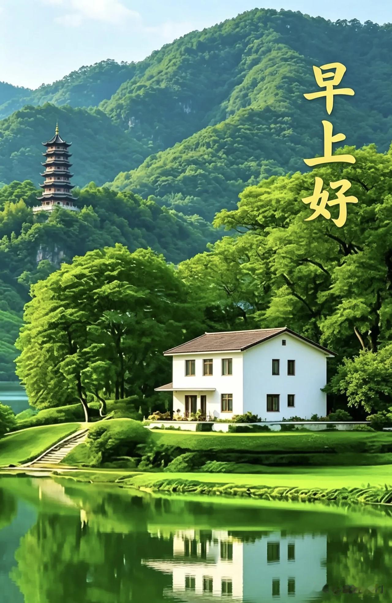 早安，新的一天，愿阳光铺满你的前路，事事顺心。