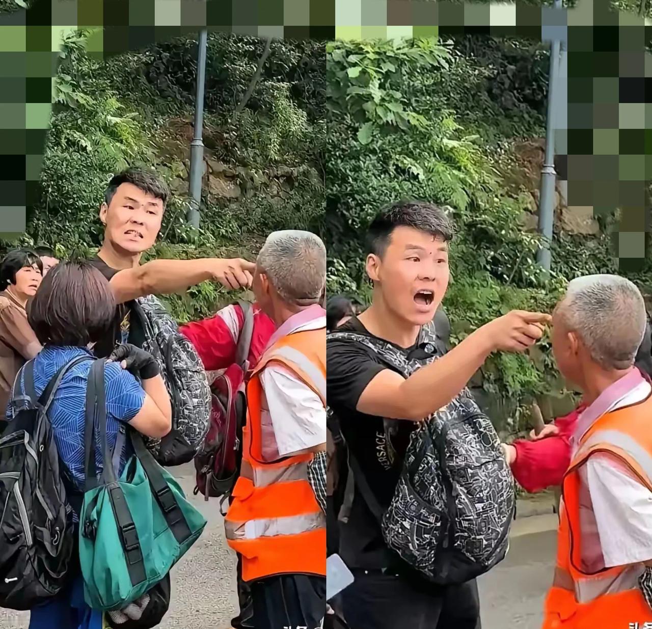 家人们，被这南京游客的操作惊掉下巴！在贵阳黔灵山公园，工作人