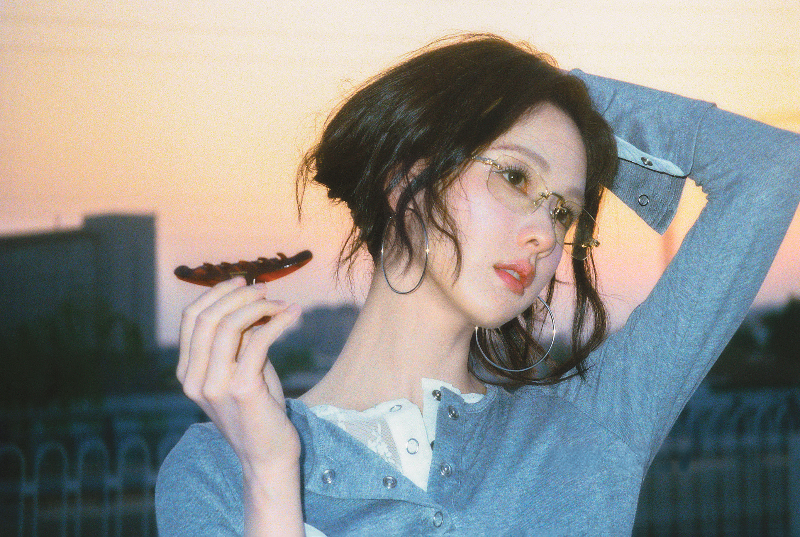 陈都灵傍晚黄昏，落日向晚。昼夜交替的这一刻，今日的夕阳因你不同​​​