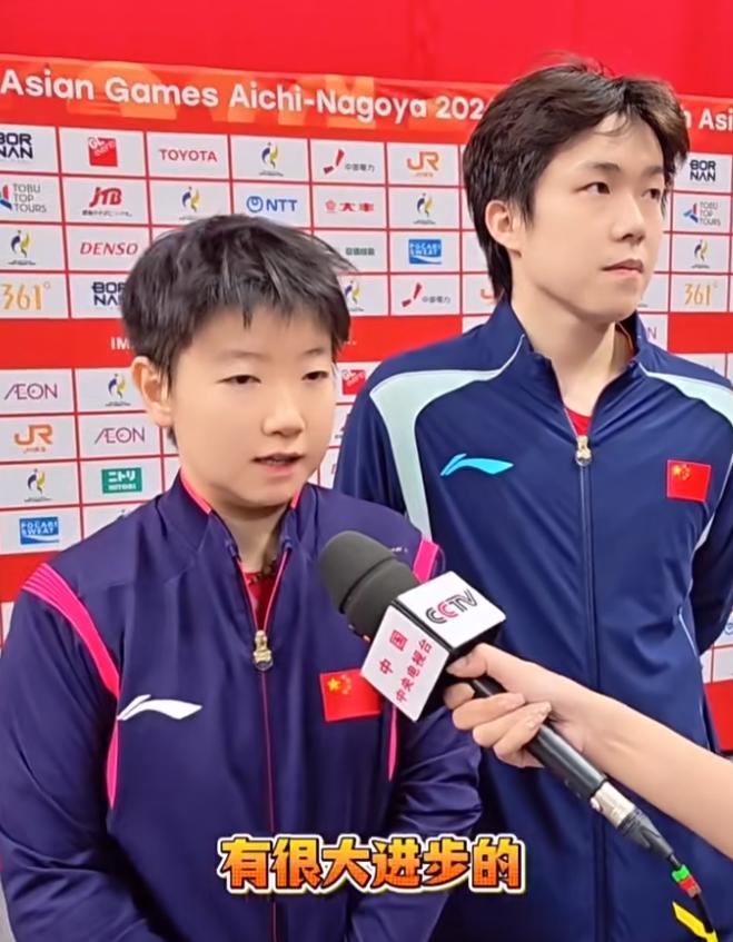 亚运混双决赛：莎头为何0:3输给动漫？赛后采访，莎莎说了实话！莎莎说：首先