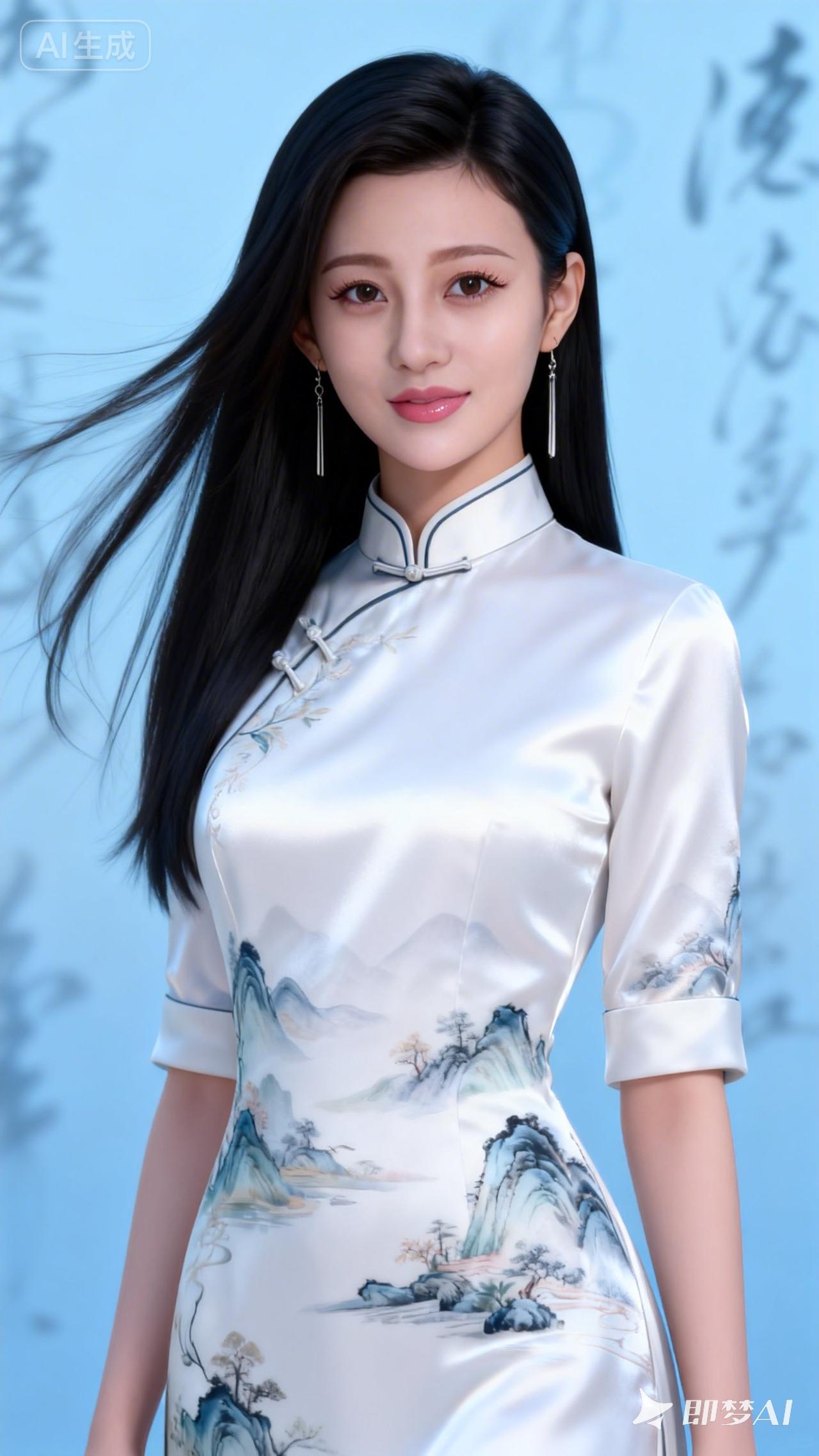 优雅旗袍，东方之美，尽显女性魅力！🌸💃