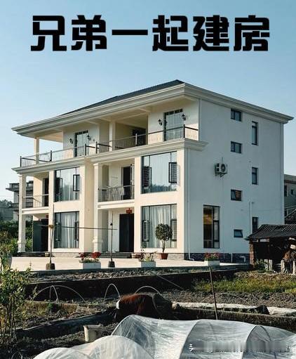 兄弟一起建房，这个可以参考一下😡😡这是一栋两层半自建房，还打造了