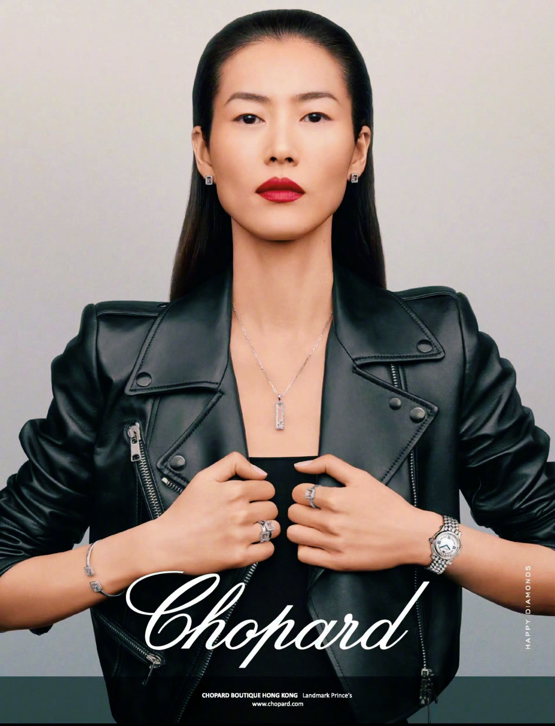 刘雯两支萧邦珠宝广告大片ChopardHappyDiamonds202