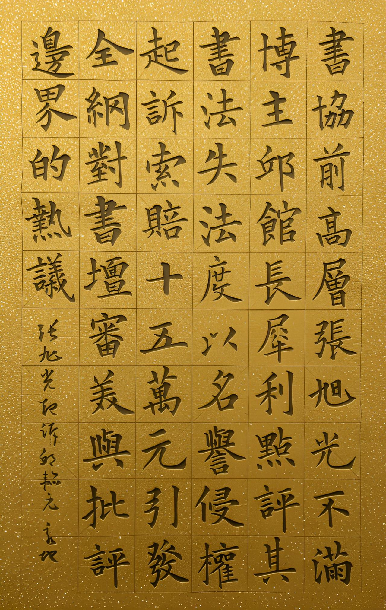 书协前高层张旭光，不满博主邱馆长犀利点评其书法失法度，以名誉侵权起诉索赔十五