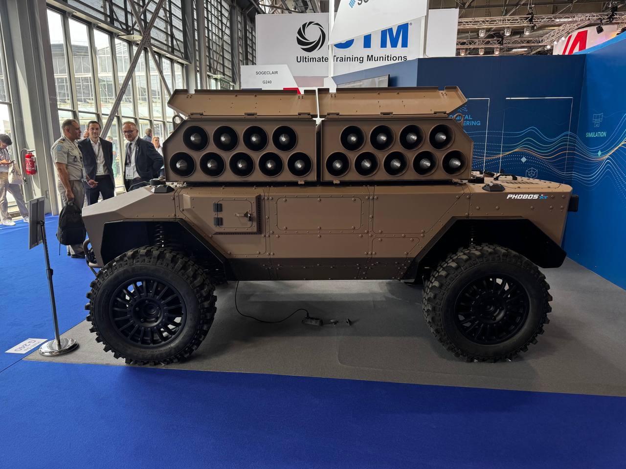 Eurosatory2026展示了一款由SOGECLAIR开发的无人驾驶地