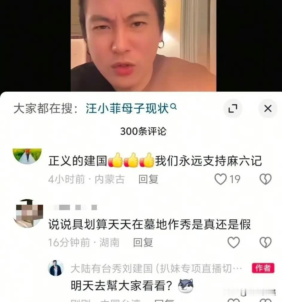 网红闯大S墓地直播，打假具俊晔痴情人设，这是不是有点过分了？近日，湾湾一名网