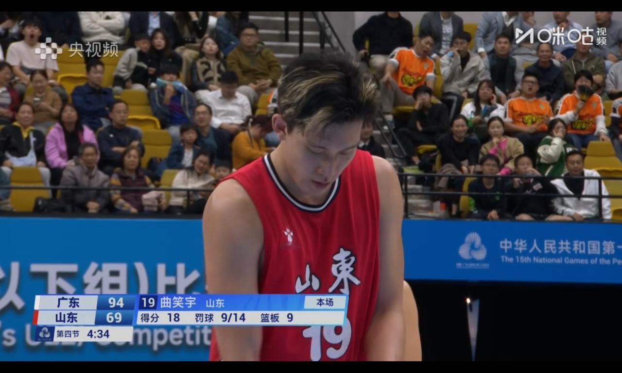 曲笑宇管子煜39分都没用，山东队没好后卫，球队整体性不是一般差就跟杨溢在CB