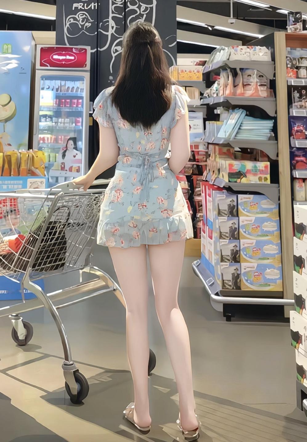 还让不让人活了呀，全身都这么白，又长得漂亮，明星也不过如此了吧～