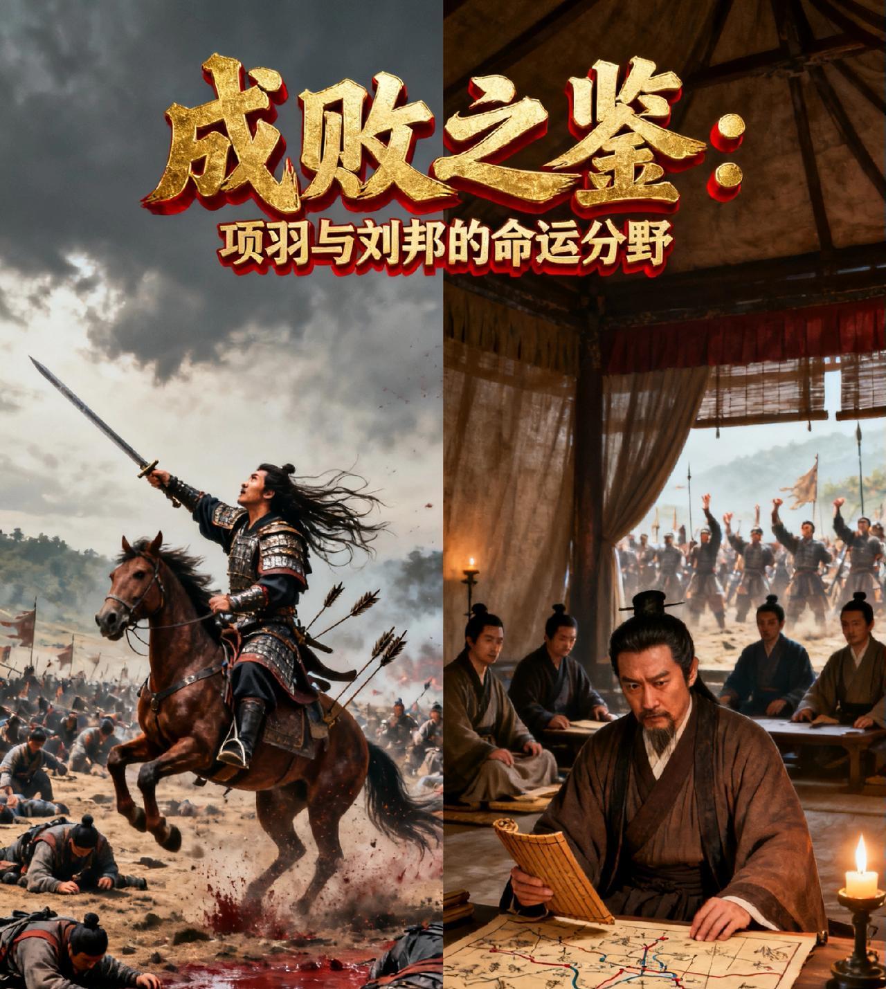 项羽输一次就凉透，刘邦为何越输越强？这3个扎心真相藏着人生逆袭密码乌江边上，项