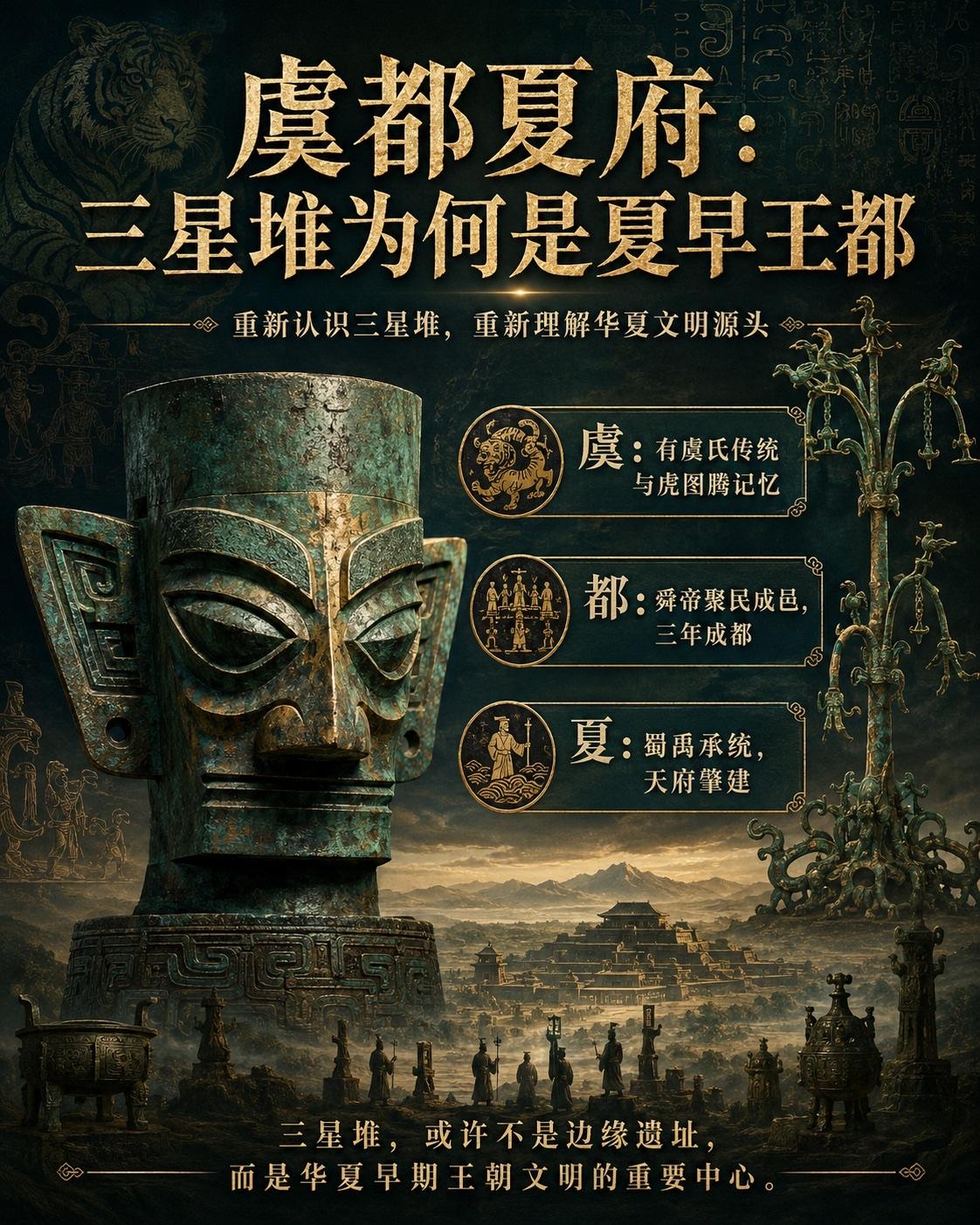 “虞都夏府”：川蜀为何不能被排除在华夏早期王都之外？三星堆为什么震撼世界？不