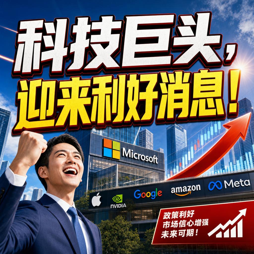 科技巨头，又传利好了？但这一次，不是发布会，也不是财报，而是一句来自白宫的“松
