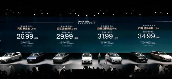 沃尔沃XC70正式上市了，给大家讲几个亮点：首先肯定是价格，新车共有4款车型，