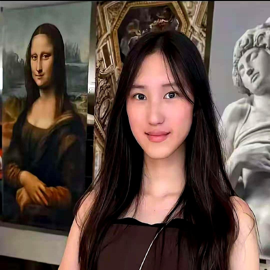 16岁的林天若，身高直冲175，长腿一伸就把镜头占满。爸妈是郭可盈林文龙，基因开