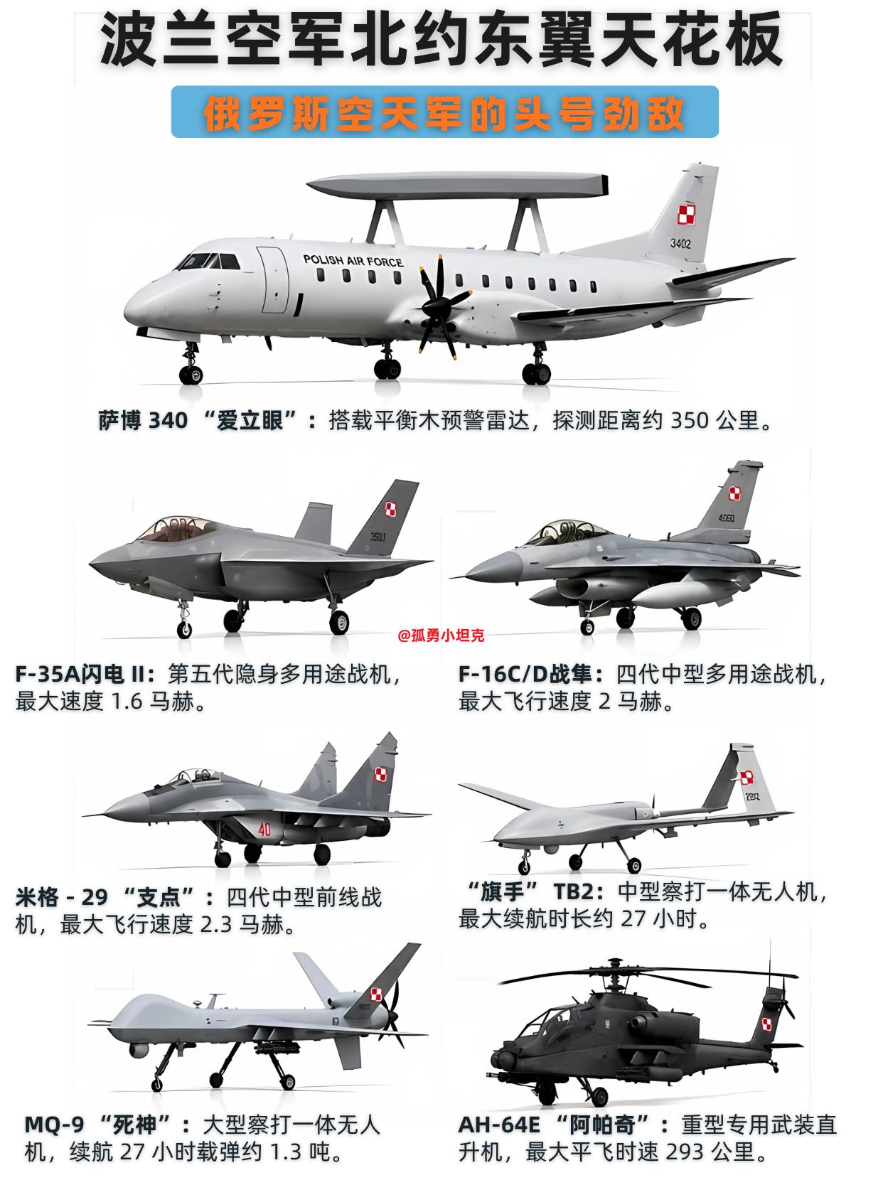 波兰空军装备体系完善稳居北约东翼战力前列融合美欧多款先进装备构建完整空中作战