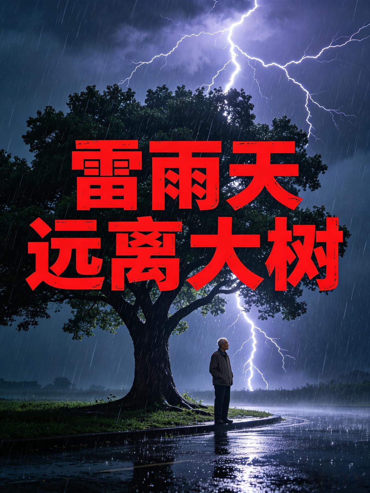 提醒大家！装过心脏支架，雷雨天千万别躲树下提醒各位放过心脏支架的老伙计们，