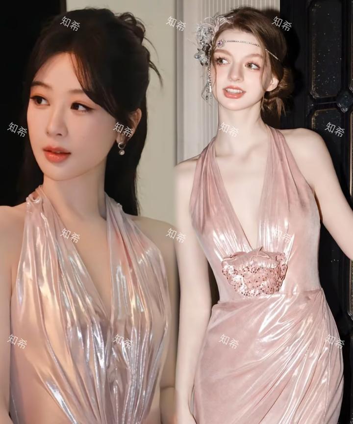 不得不说，我头一次看见女明星这么做的杨紫真是活出了自我呀，出席活动穿个礼服都