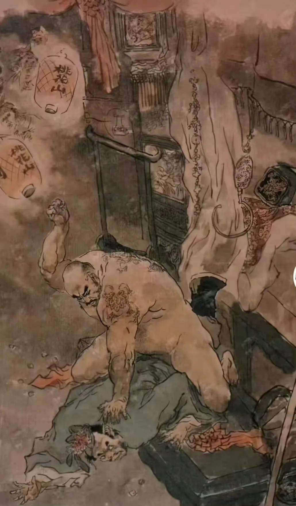 大家猜猜，这个赤身裸体一身纹身的，骑着一个人的大汉是谁？