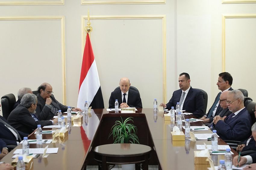 🇾🇪❗目前流亡沙特的也门总统领导委员会主席拉希德·穆罕默德·阿利米正在利雅得