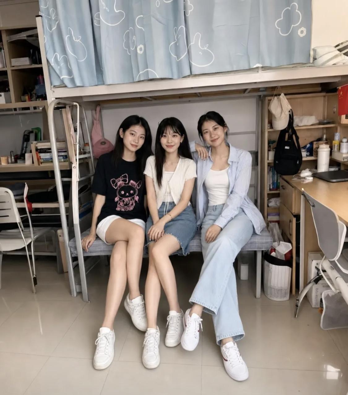 中间的最漂亮，不接受任何反驳[墨镜]