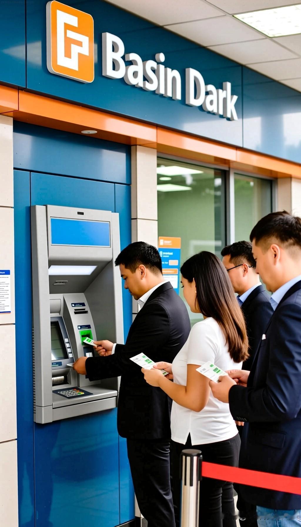 在银行排队取款，前面妹子霸占ATM足足5·6分钟，一张张出凭条拿在手中。我伸头一