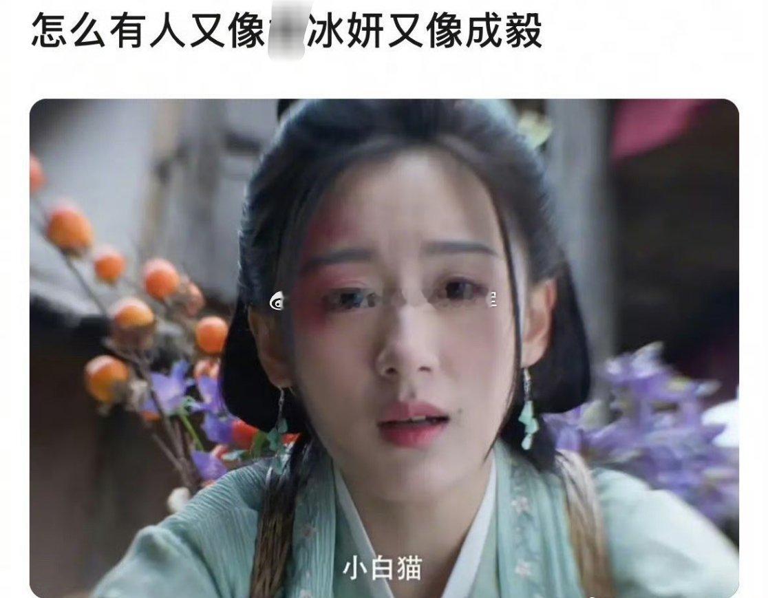 Tg：瓣人热聊，这个糊糊女演员神似成毅、袁🧊妍的女儿[笑着哭][笑着哭][