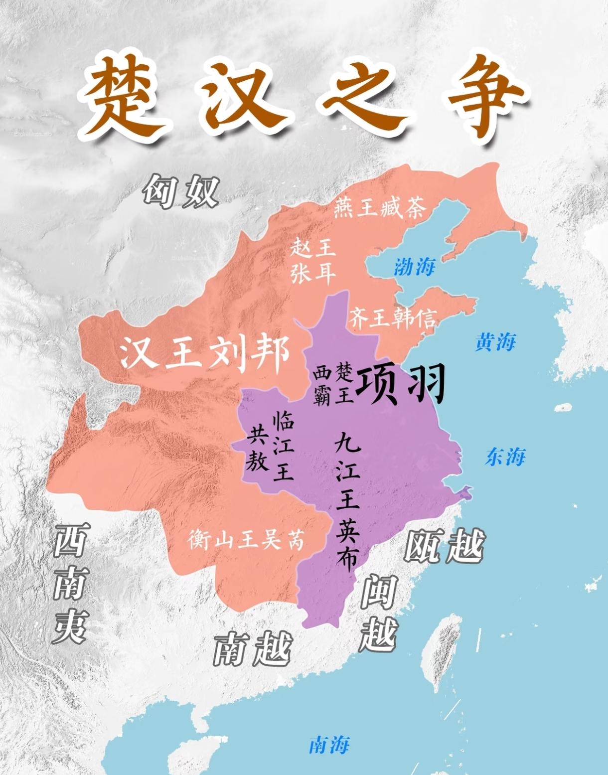 公元前203年的冬天，龙且率领二十万齐楚联军，旌旗蔽日，声势浩大。他对面，是只有