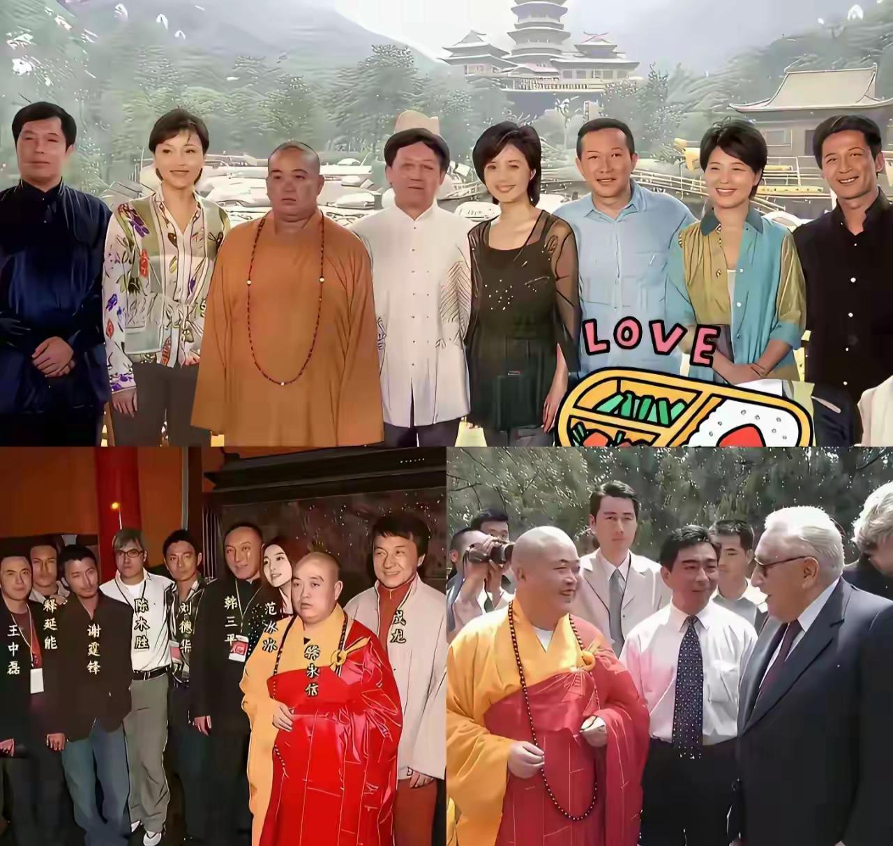 刘应成还叫释永信的时候，身边总是围着一群人。但你不能说围着他的人就有问题，谁知