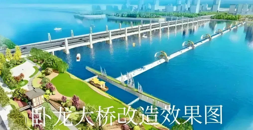 卧龙大桥施工现场热火朝天，张衡路跨铁路大桥工地静悄悄备受瞩目的南