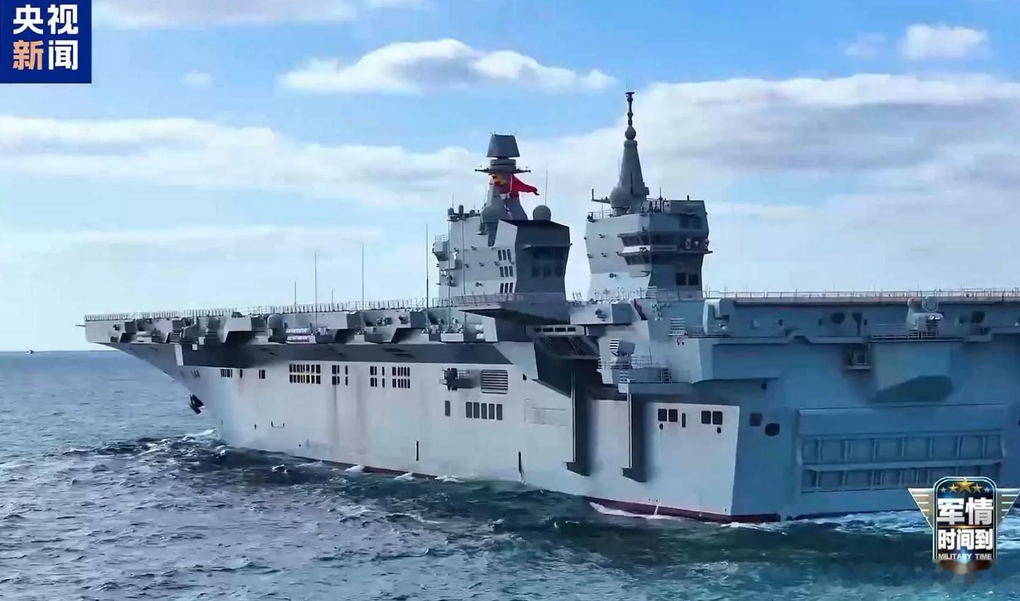 央视：电磁弹射+隐身无人机，076型终结美军两栖霸权2026年7月，综合央视新闻