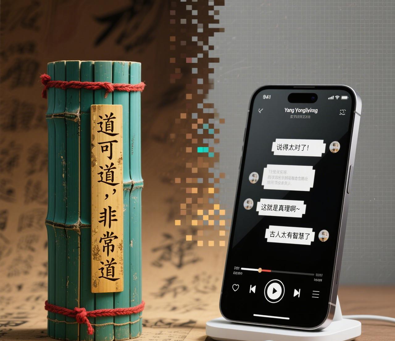我翻开手机，满屏都是“YYDS”“绝绝子”。突然刷到一条朋友圈：“天行健，君子以