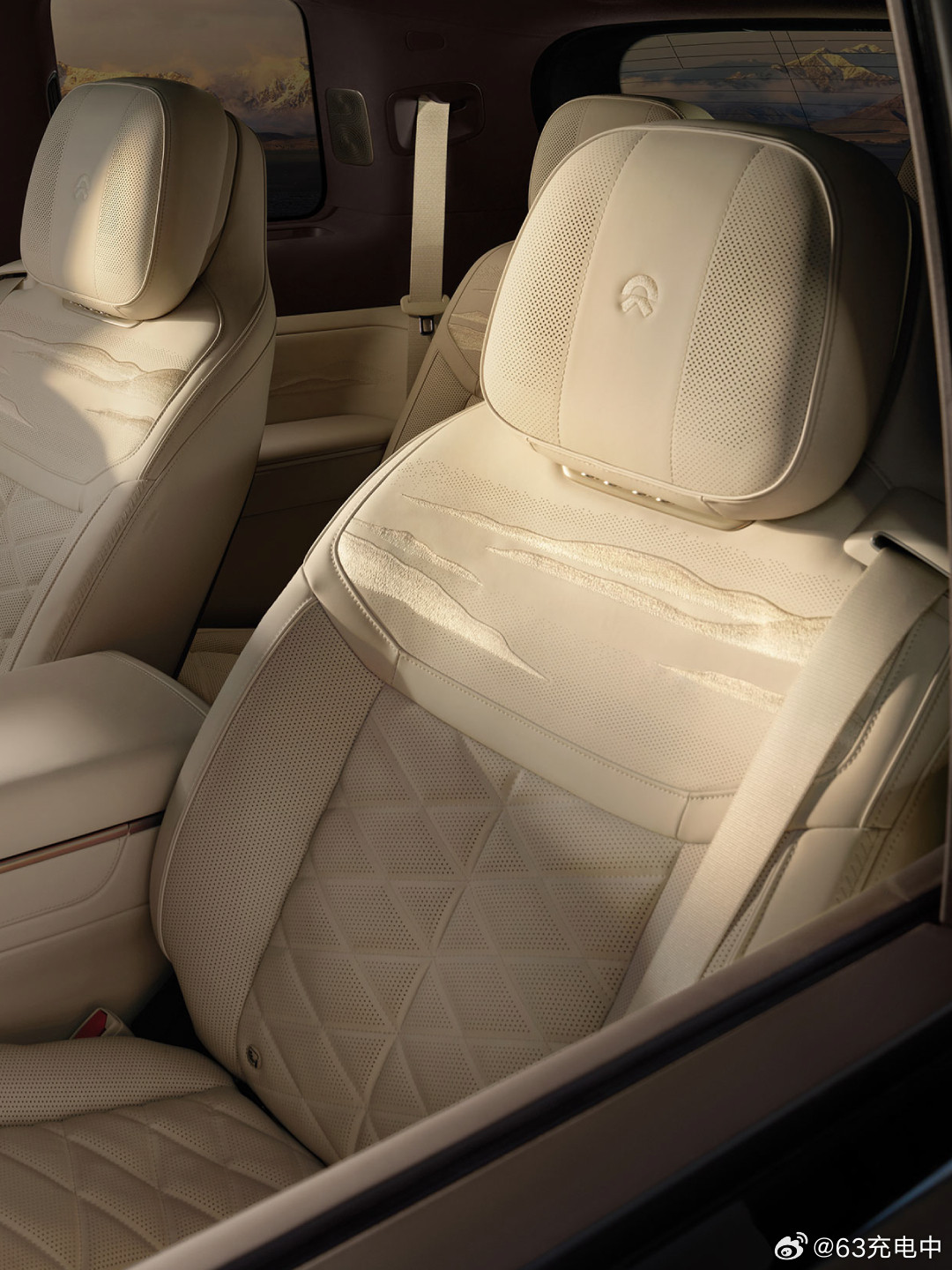 ES9扬声器里也加氛围灯了门板上这个两个旋打上光味可太冲了蔚来es9