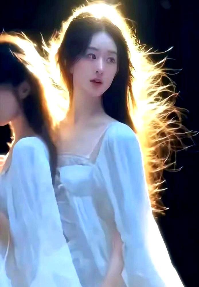 赵丽颖把整片暗夜披在身上，水晶泪滴砸碎了“仙气”人设。她第七次登上《时尚芭