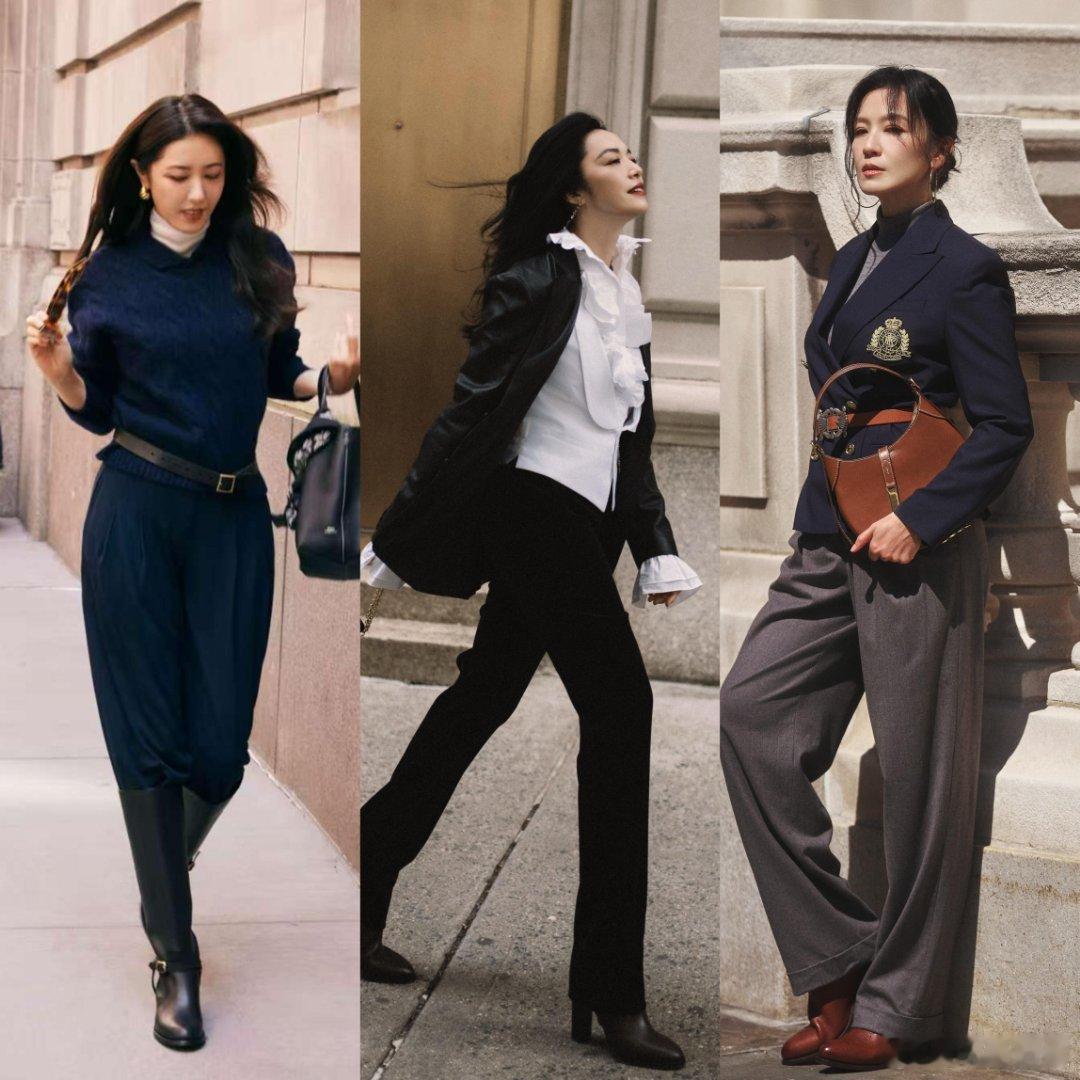 时装周RalphLauren26春季时装秀上的她们拉夫劳伦26春季时装秀，演