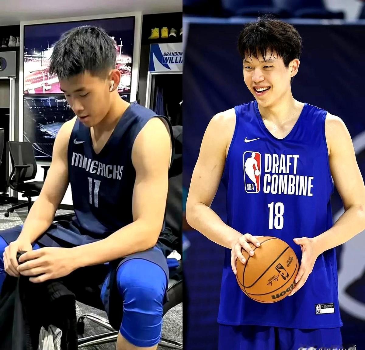 还有五天就要NBA选秀了，现在国内两个打球的小伙情况基本清楚了。林威那边试训