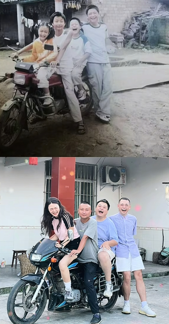 2005-2025二十年弹指一挥间当年四兄妹在外婆家的鱼塘捉鱼的场景已经像上辈子