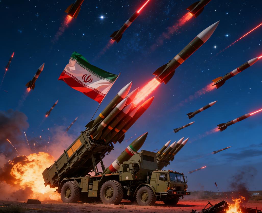 这回特拉维夫是真的踢到铁板了！伊朗这次动手一点没留情，集束弹头在街头炸开，场面