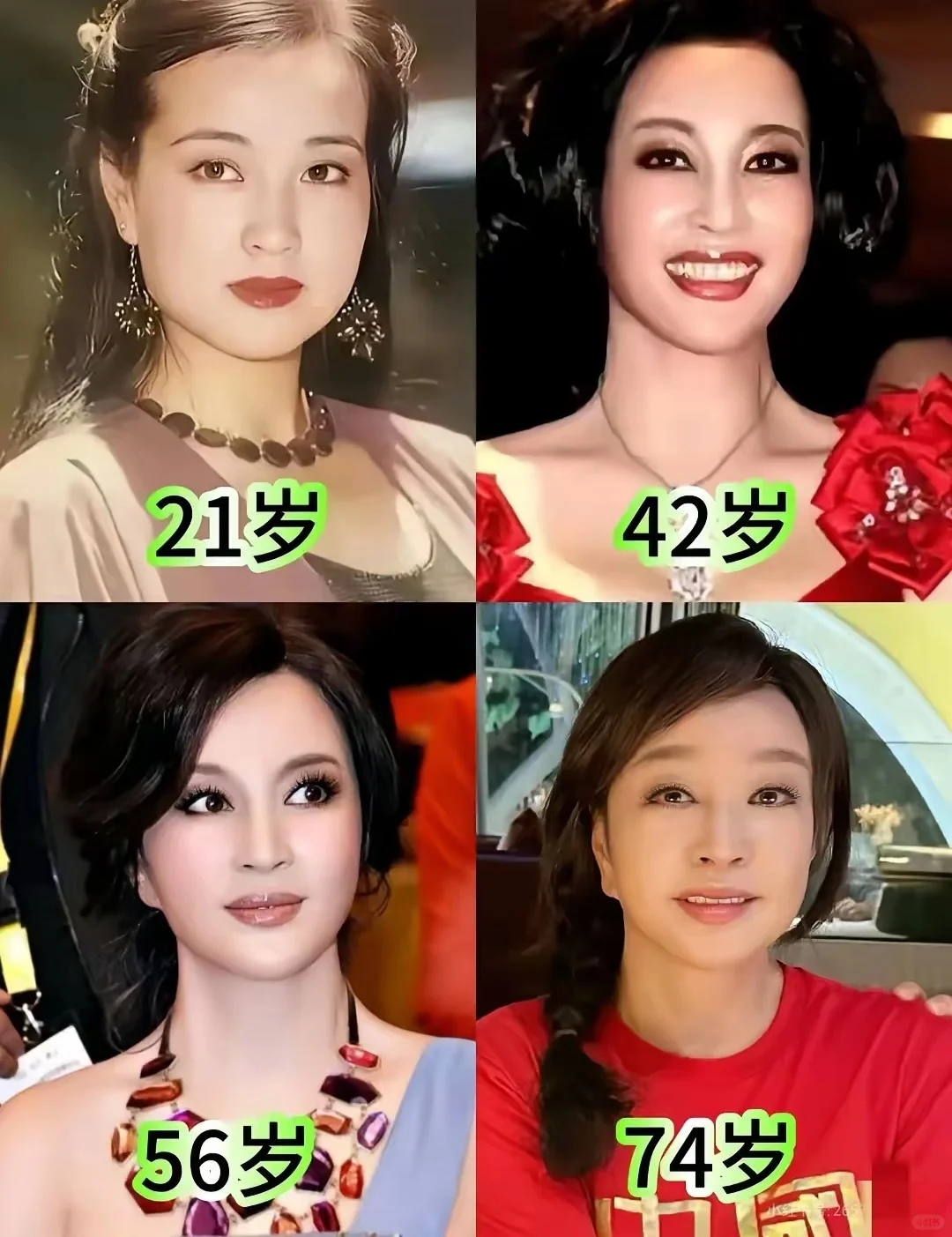 刘晓庆才是真正的大女主，不同年龄都很美！