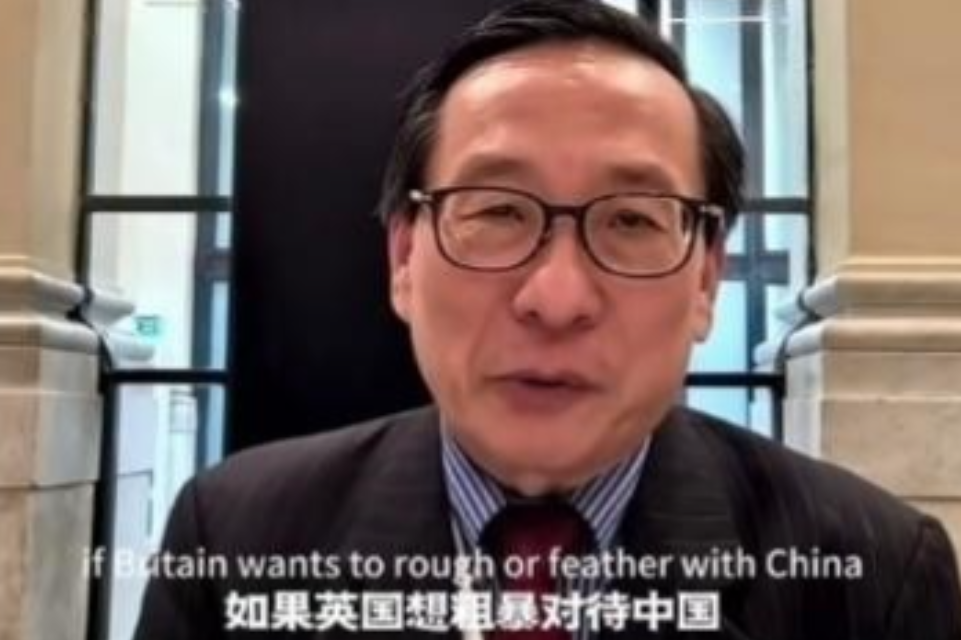 英国记者问中国高志凯：要是英国政府不允许中国在英国新建大使馆，中国将怎么应对！结