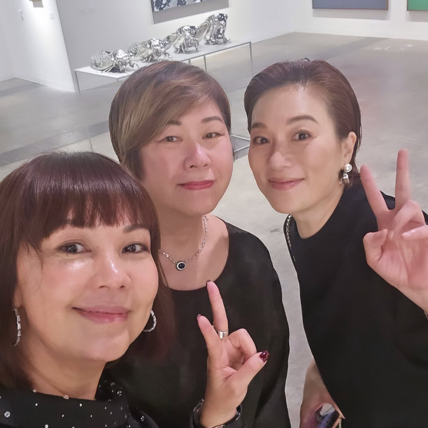 张可颐看艺术展