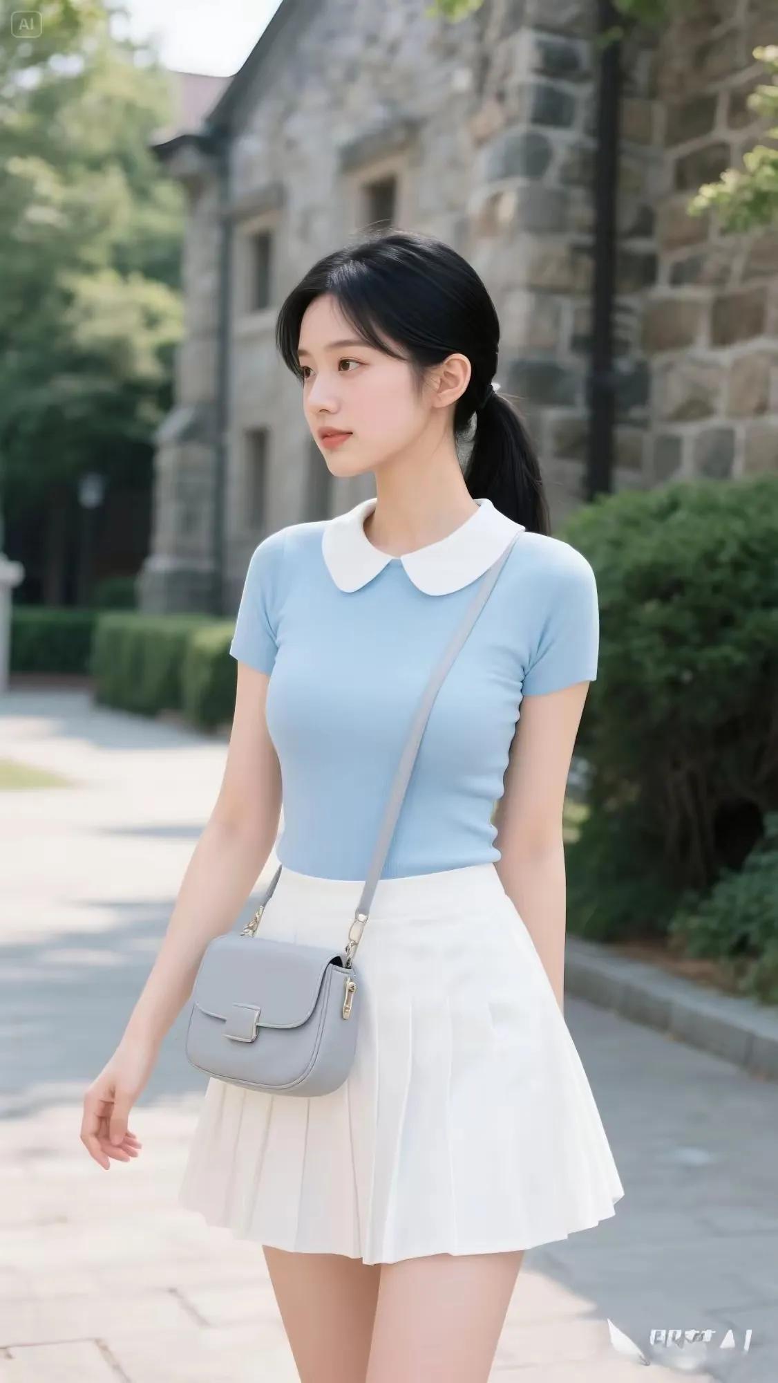 什么样子的女人才是最美的自信的女人是美的，自信让她充满独特的魅力。清纯美女＃