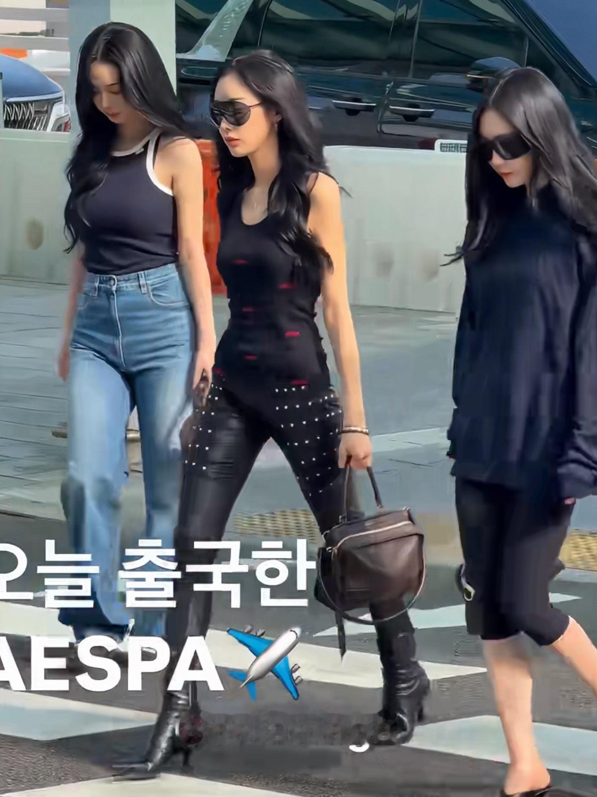 柳智敏和aespa队友身材管理的极致反差