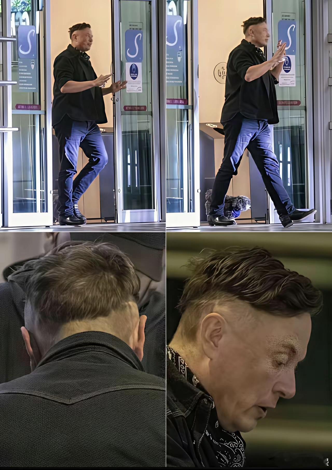 据说这是马斯克花2万美元设计的新发型大家觉得怎么样？