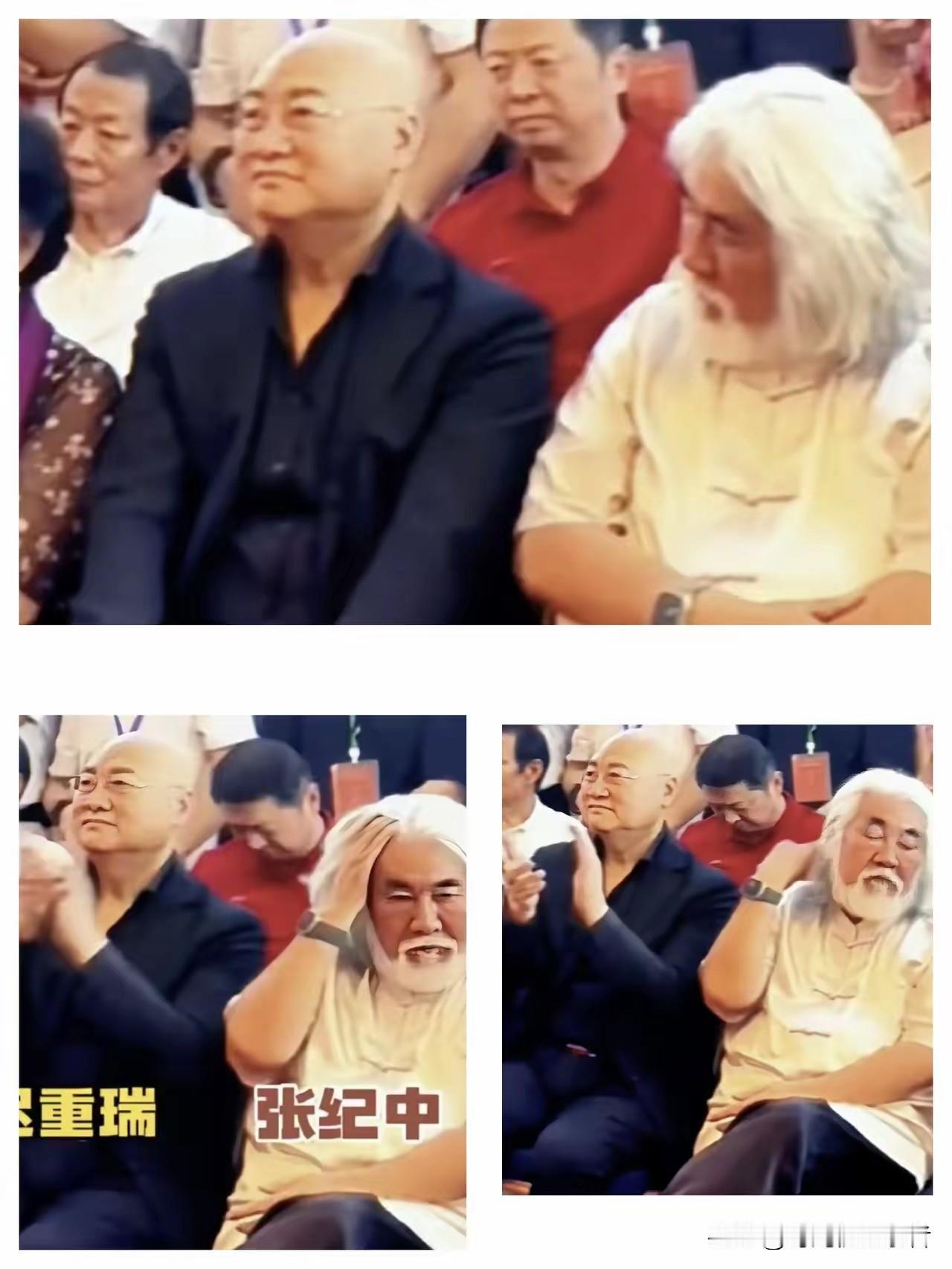 张纪中真是老了，迟重瑞都不给他面子了，搭话没搭上，确实挺难受。其实张纪中也不会