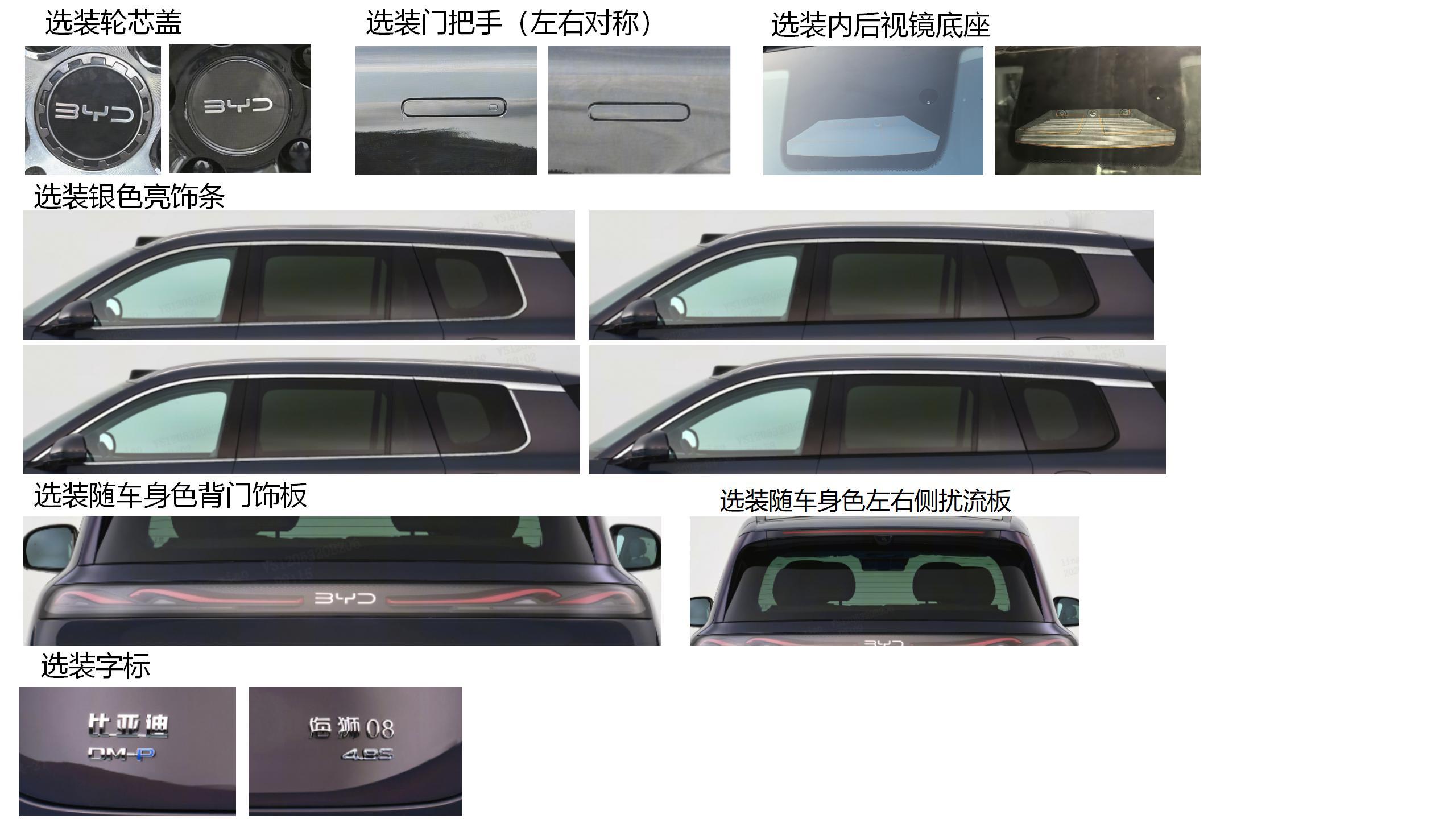 比亚迪海洋网旗舰SUV——海狮08长这样尺寸还挺克制的，5115x1999x18
