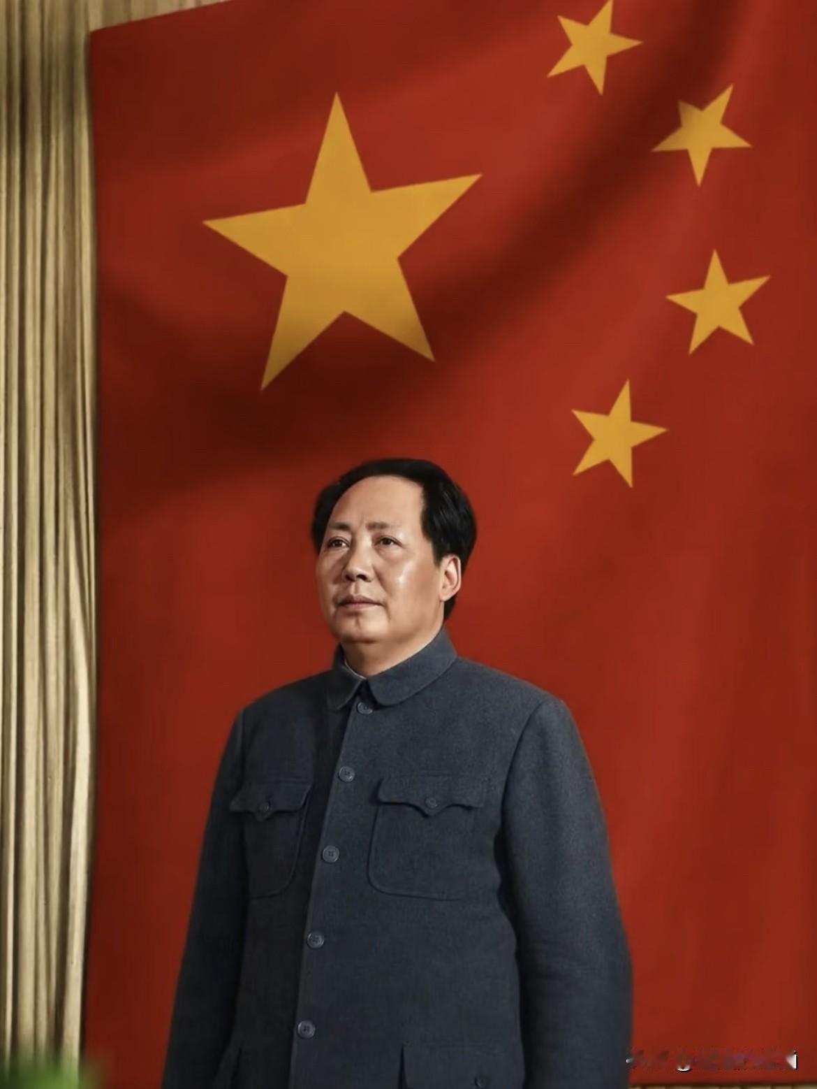 如果硬要选出两个字作为毛泽东时代的伟大象征，我想非毛主席亲手题写的刊头“红旗”二