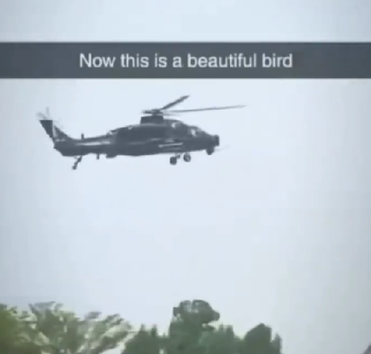 画面中，巴基斯坦陆军航空兵采购的武直-10ME武装直升机，用的是解放军陆军航空兵