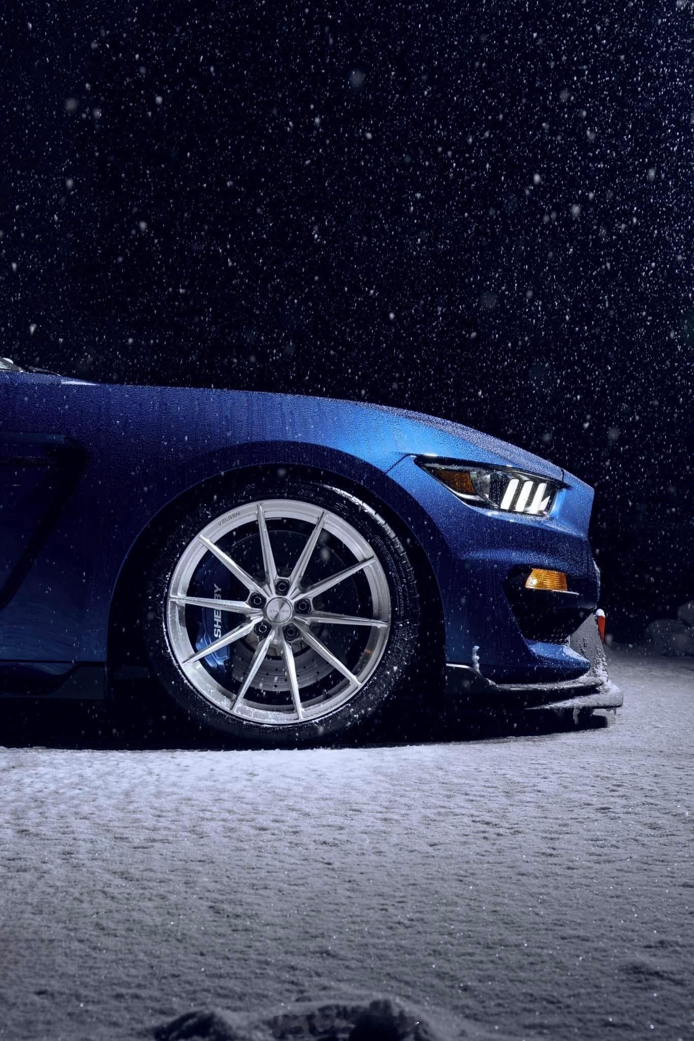 ❄️❄️❄️雪夜🌃🌃🌃福特MustangShelbyGT350🐍🐍