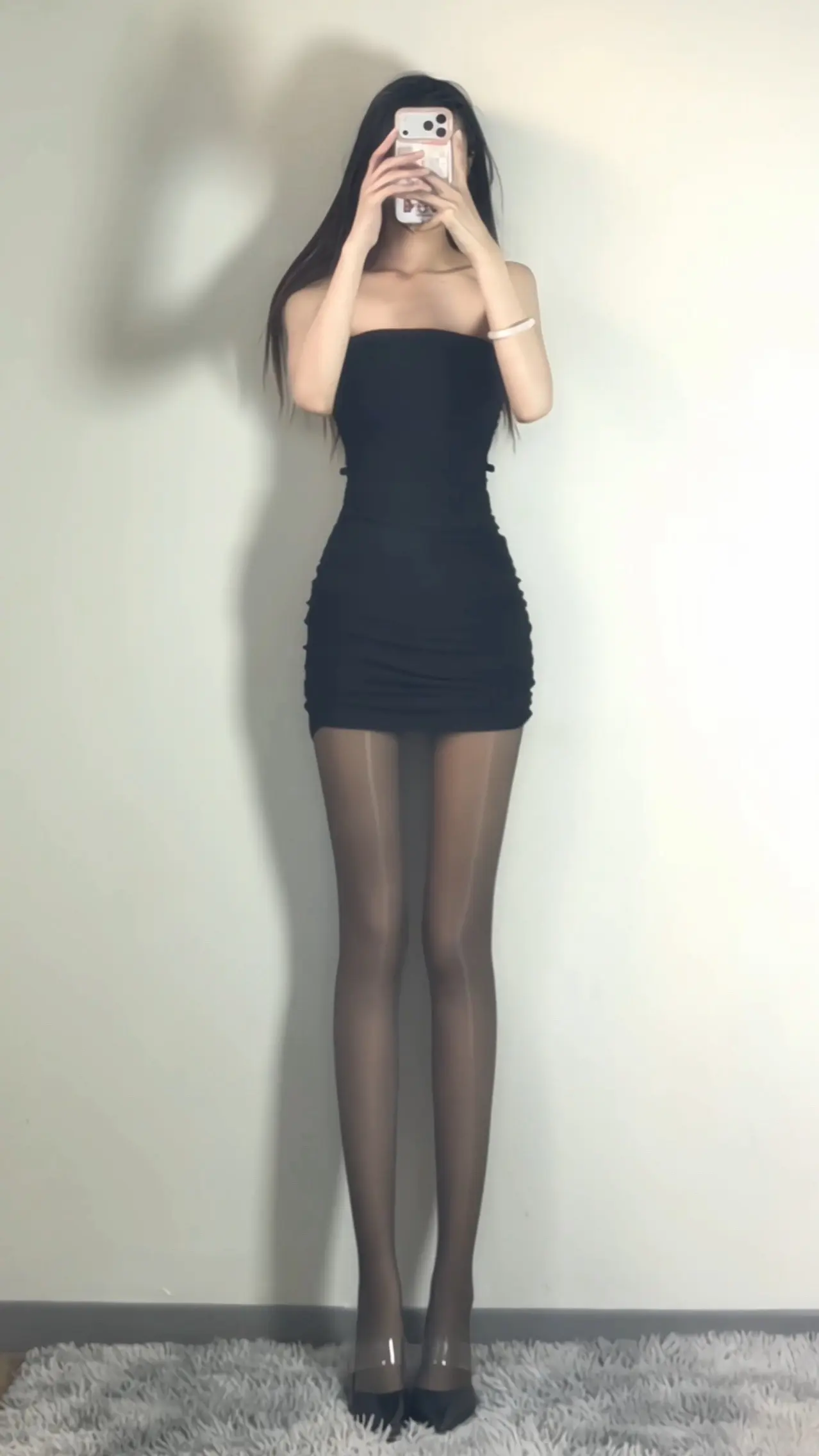 ootd女生穿搭御姐 黑色系御姐穿搭 黑丝 穿搭包臀裙