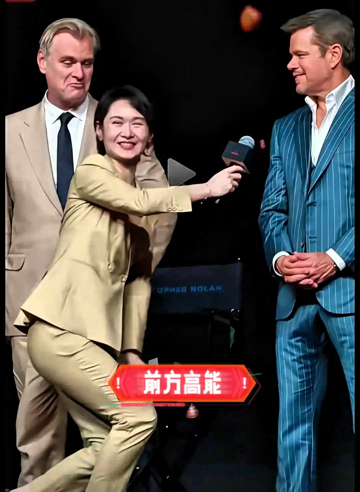 陈璇采访这事儿，这两天在网上算是彻底炸了。看着那张半蹲的照片，我第一反应