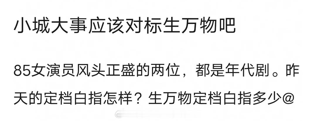 赵丽颖、黄晓明《小城大事》播前预测，保底都是央五+集均3000，同类型剧对标的都